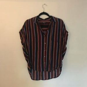 Oversized short-sleeve blouse by Madewell